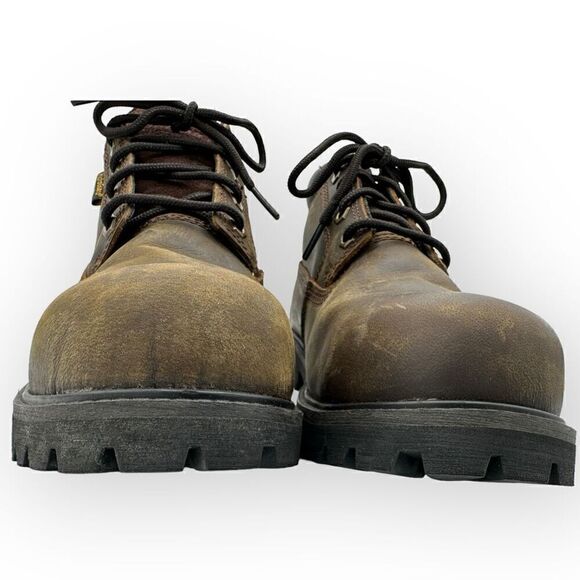 NWOT Skechers Work: Trevok ST WP 200004 Boots Shoes Brown Mens 7 - Picture 5 of 9